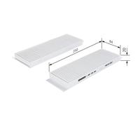 Bosch M5050 Standard Cabin Filter, Replacement Filters - Filters Pollen and Dust for Cleaner Air Inside the Vehicle Set of 2 Filters