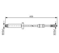 BOSCH 1 987 476 462 Brake hose