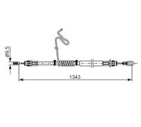 BOSCH 1 987 482 883 Handbrake cable