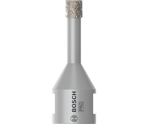 Bosch 1 x Dry Speed Best for Ceramic Diamond Dry Drill Bit (for Dry Drilling of Hard Ceramic, Diameter 8 x 30 mm, Professional Accessories Angle Grinder)