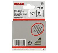 Bosch 1000x Narrow Crown Staples, Resin-Coated, Type 55 (Length 28 mm, Professional Accessory Cordless Stapler, Hand Tacker)