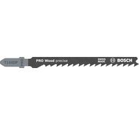 Bosch 100x PRO Wood Precise T144DP Jigsaw Blade (for Softwood, Softwood, Length 100 mm, Professional Accessory Jigsaw)
