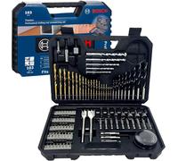 Bosch 103 pcs Mixed Screwdriver and Drill Bit Titanium Accessory Set (for Wood,