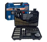 Bosch 103 pcs Mixed Screwdriver and Drill Bit Titanium Accessory Set (for Wood, Stone, Metal, for Screwdrivers and Drills)