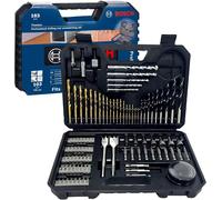 Bosch 103 Pcs Mixed Titanium Screwdriver & Drill Bit Accessory Tool Set Case UK