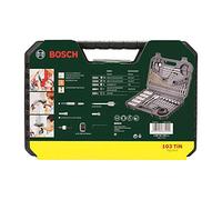 Bosch 103 pcs. Titanium Drill and Screwdriver Bit Set V-Line (for Wood, Masonry and Metal, Accessories Drills and Screwdrivers)