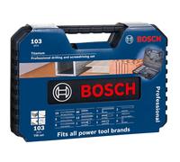 Bosch 2608594070 Mixed Accessory Set (103 Piece), Black