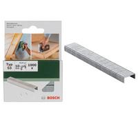 Bosch 10mm Fine Wire Staples (1000/pack) (To Fit: Bosch Ptk 3.6 Li & Universaltacker 18V-14 Cordless Tackers)
