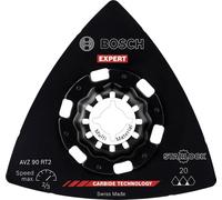 Bosch 10x EXPERT AVZ 90 RT2 Sanding Plate | for Mortar, Glue, Ø 90 mm, Grit 20, Professional Accessory Multitool