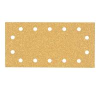 Bosch 10x EXPERT C470 Sandpaper (for Paint on wood, Hardwood, Ø 115x230 mm, Grit 40, Professional Accessory Orbital Sander)