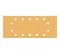 Bosch 10x EXPERT C470 Sandpaper with 14 holes | for Paint on wood, Hardwood, Ø 115x280 mm, Grit 100, Professional Accessory Orbital Sander