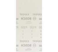 Bosch 10x EXPERT M480 Sanding Net (for Paint on wood, Hardwood, Ø 115x230 mm, Grit 320, Professional Accessory Orbital Sander)