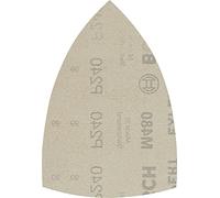 Bosch 10x EXPERT M480 Sanding Net (for Paint on wood, Hardwood, Ø 100x150 mm, Grit 240, Professional Accessory Multi Sander)