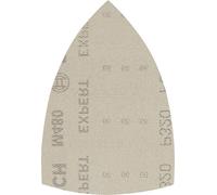 Bosch 10x EXPERT M480 Sanding Net (for Paint on wood, Hardwood, Ø 100x150 mm, Grit 320, Professional Accessory Multi Sander)