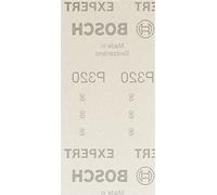 Bosch 10x EXPERT M480 Sanding Net (for Paint on wood, Hardwood, Ø 93x186 mm, Grit 320, Professional Accessory Orbital Sander)