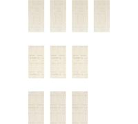 Bosch 10x EXPERT M480 Sanding Net Set | for Paint on wood, Hardwood, Ø 93x186 mm, Grit 4x 80, 3x 120, 3x 180, Professional Accessory Orbital Sander