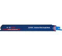 Bosch Professional 10x Expert ‘Medium-Thick Tough Metal’ S 1155 HHM Reciprocating Saw Blade (for Tough steel, Stainless steel sheets, Length 225 mm, Accessories Reciprocating Saw)