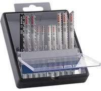 Bosch 10x PRO Hardwood and Laminate Jigsaw Blade Set (for Hardwood, Parquet, Length 83 mm, Professional Accessory Jigsaw)