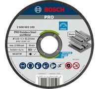 Bosch INOX Metal Cutting Discs 115mm x 1mm x 22.23mm Pack of 10 2608603254