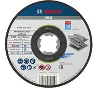 Bosch 10x PRO Inox/Metal Bonded Thin Cut Disc Long Life, X-Lock | for Stainless steel, Stainless steel, Ø 125 mm, Professional Accessory Small Angle Grinder