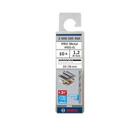 Bosch 10x PRO Metal HSS-G Twist Drill Bit Standard Length | for Non-ferrous metals, Steel, Ø 1,20 mm, Professional Accessory Drill Drivers