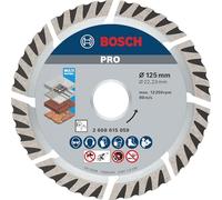 Bosch 10x PRO Multi Material Long Life Diamond Cutting Disc for Bore 22.23 and Small Angle Grinders (for Concrete, Reinforced concrete, Ø 125 mm, Professional Accessory Small Angle Grinder)