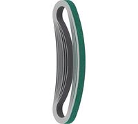 Bosch 10x PRO Stainless Steel Sanding Belt Y580 for Powerfiles (for Stainless steel, 13 x 457 mm, Grit 60, Professional Accessory Powerfile)
