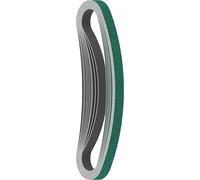 Bosch 10x PRO Stainless Steel Sanding Belt Y580 for Powerfiles (for Stainless steel, 13 x 457 mm, Grit 80, Professional Accessory Powerfile)