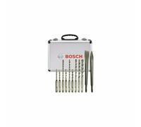 Bosch Professional 11-Piece SDS Plus Mixed Hammer Drill Bit and Chisel Set (for Concrete and Masonry; Accessories for Rotary Hammers)