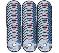 Bosch 115mm 4.5" Thin Slit Cutting Discs 1mm Wheel Metal Steel Stainless X 48