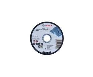 Bosch 115mm Thin Cutting Disc 1mm - Fast Clean Cut for Ferrous Metals & Stainless Steel, EN12413, 22.23mm Bore