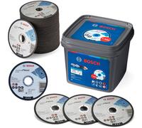 Bosch 115mm Thin Slit Cutting Discs 1mm Wheel Metal Steel Stainless Sheet X100