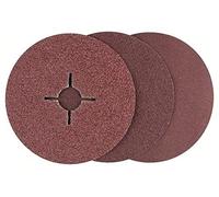Bosch 12 pcs. Fibre Sanding Disc Set Aluminium Oxide, Ø 125 mm, Accessories f...