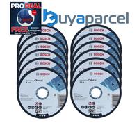 Bosch 125mm 5.5" Thin Slit Cutting Discs 1mm Wheel Metal Steel Stainless x 12