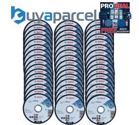 Bosch 125mm 5.5" Thin Slit Cutting Discs 1mm Wheel Metal Steel Stainless x 48