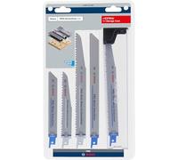 Bosch 12x PRO Demolition Reciprocating Saw Blade Set, 12 pcs (for Metal Pipes and Profiles, Non-Ferrous Metals, Length mm, Professional Accessory Reciprocating Saw)