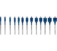 Bosch 13x EXPERT Self Cut Speed Spade Drill Bit Set (for Softwood, Particleboard, Ø 10-32 mm, Professional Accessory Rotary Drill/Drivers)