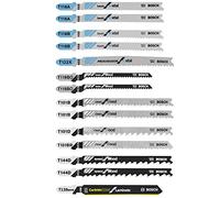 Bosch 14 pc. Laminate/Wood/Metal T-Shank Jig Saw Blade Set T14C