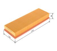 Air filter Filter Insert 1 457 433 058 BOSCH for VW SEAT