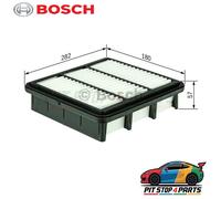 Bosch 1457433070 Air Filter 280 mm Fits Nissan Navara NP300 2010-2025 M3307A01
