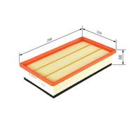 Bosch Air Filter 1 457 433 086 - Genuine OEM Paper Insert - Fits Alfa Romeo 147 & GT
