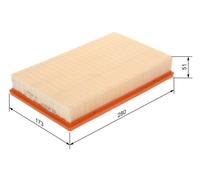 BOSCH 1 457 433 096 Air filter