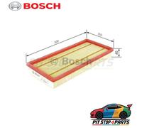 Bosch 1457433317 Air Filter 320 mm Fits Fiat Doblo 2010-2023 51775340 46783544