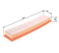 Bosch Air Filter 1 457 433 337 - Fits Citroën & Peugeot 1.6
