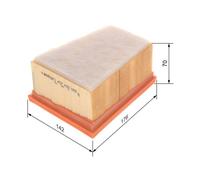 Bosch S3529 Car Air Filter - Separates Particles from the Air Intake - Moisture-resistant plus High Tensile Strength