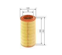 Air filter Filter Insert 1 457 433 538 BOSCH for AUDI A2