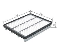 Air filter Filter Insert 1 457 433 580 BOSCH for HYUNDAI TERRACAN