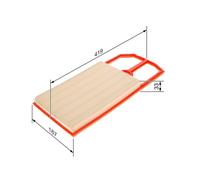 Bosch 1 457 433 716 Air Filter Fits Seat Leon 1.4 16V 1.6 16V 1999-2006