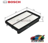 Bosch Genuine Air Filter 1457433958/KJ0113Z40/AY120TY004 - fits Toyota Corolla/Sprinter
