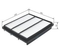 BOSCH 1457433968 Air Filter 230mm Length Insert 52mm Height For Mazda Mitsubishi
